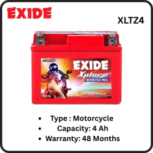 EXIDE MOTORCYCLE BATTERY P XLTZ4