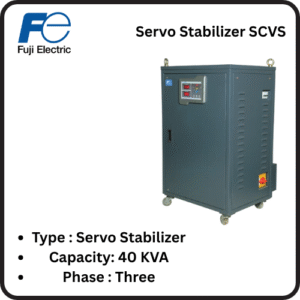 Fuji Electric Servo Stabilizer SCVS 40KVA 3Phase