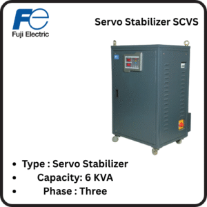 Fuji Electric Servo Stabilizer SCVS 6KVA 3Phase